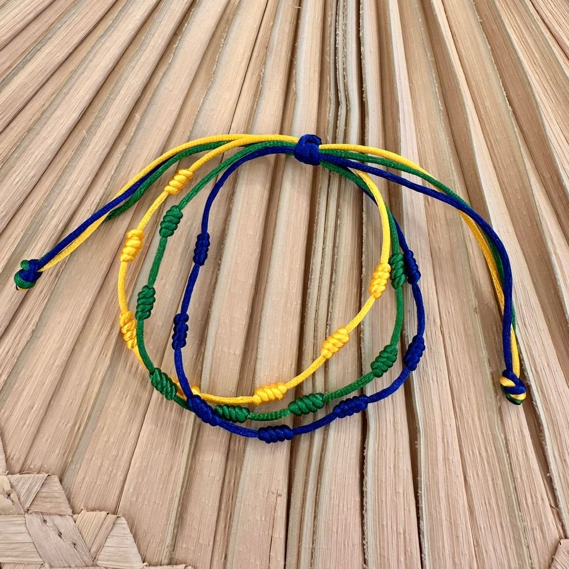 Pulseira amuleto Brasil