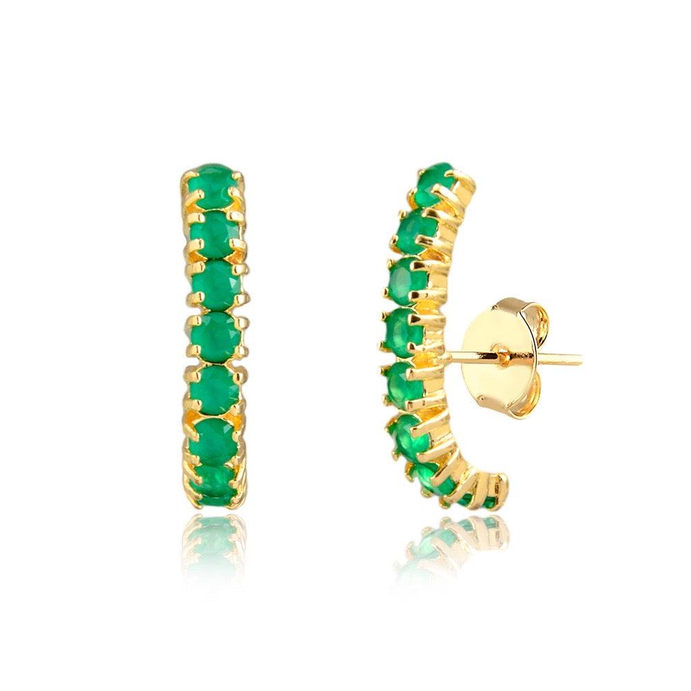 Brinco ear hook Esmeralda
