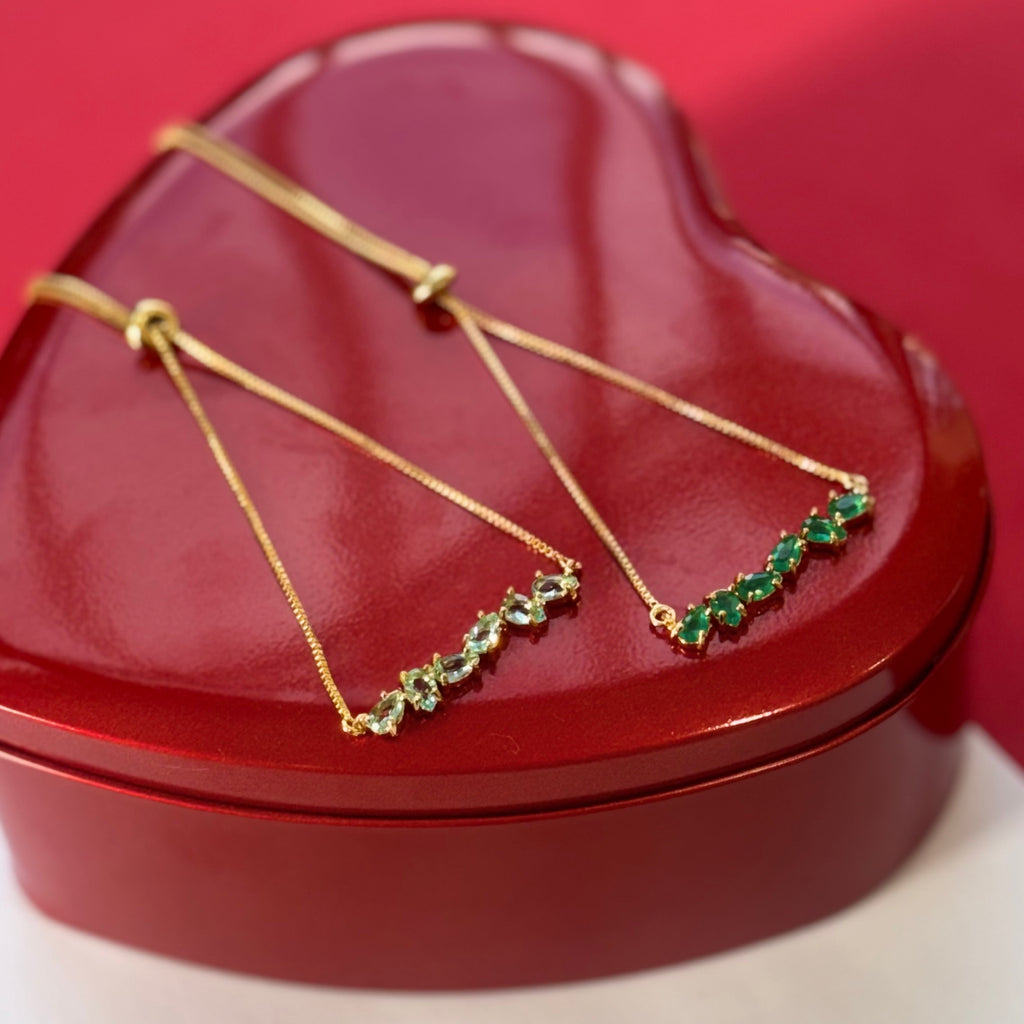 Pulseira gotas formas