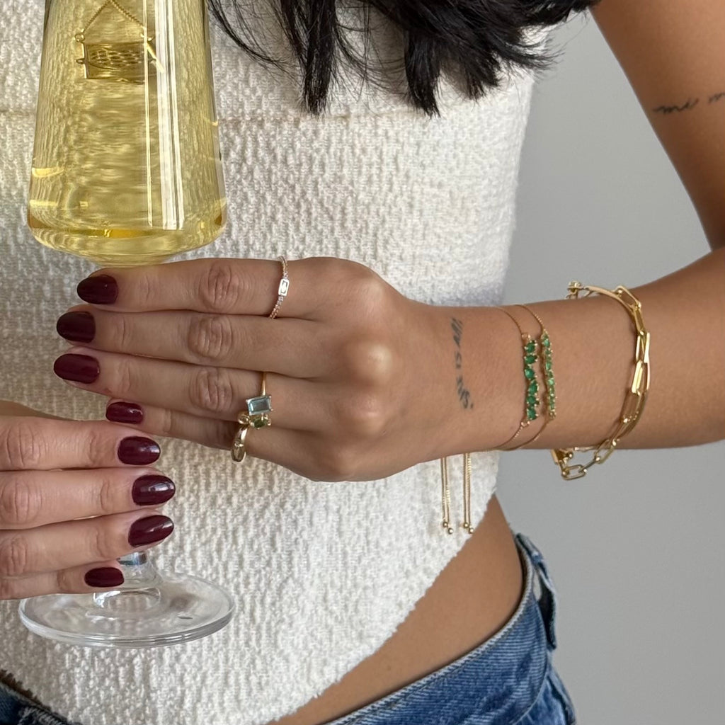 Pulseira gotas formas