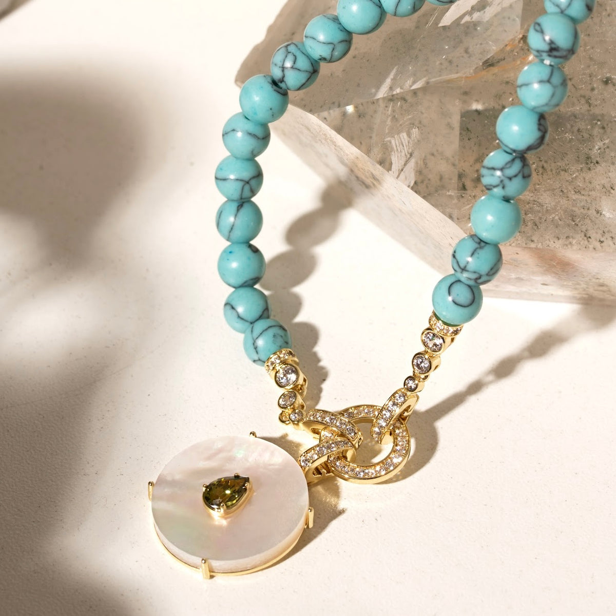 Pulseira oásis turquesa