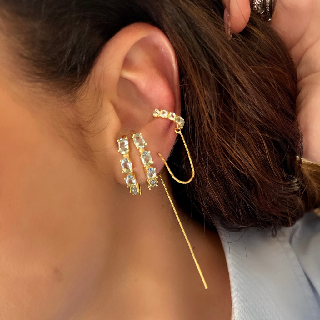Brinco ear hook bossa