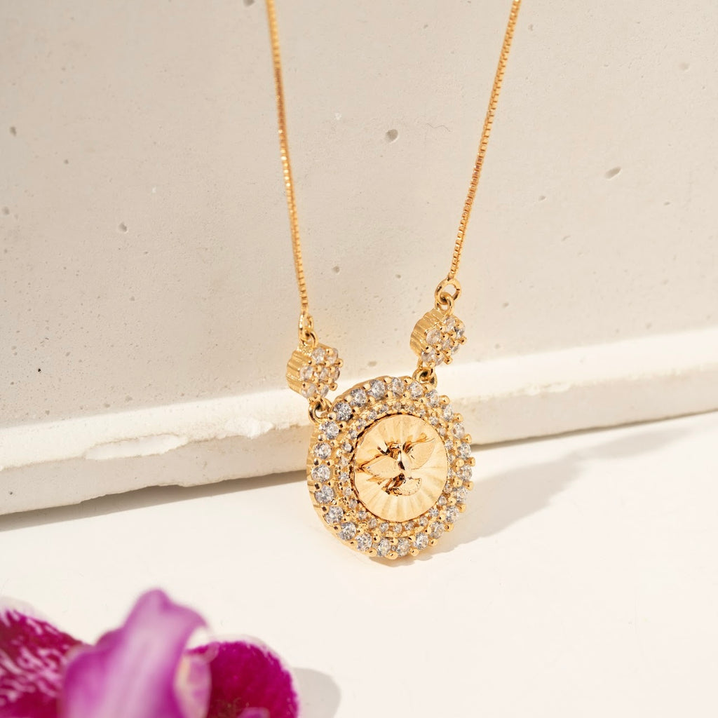 Colar Divino com zircônias