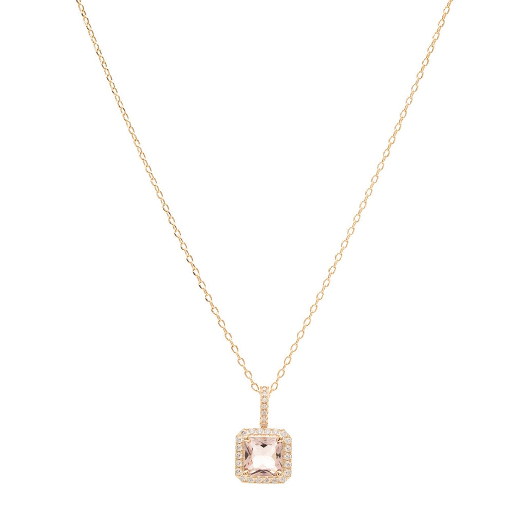 Colar cristal rodolita