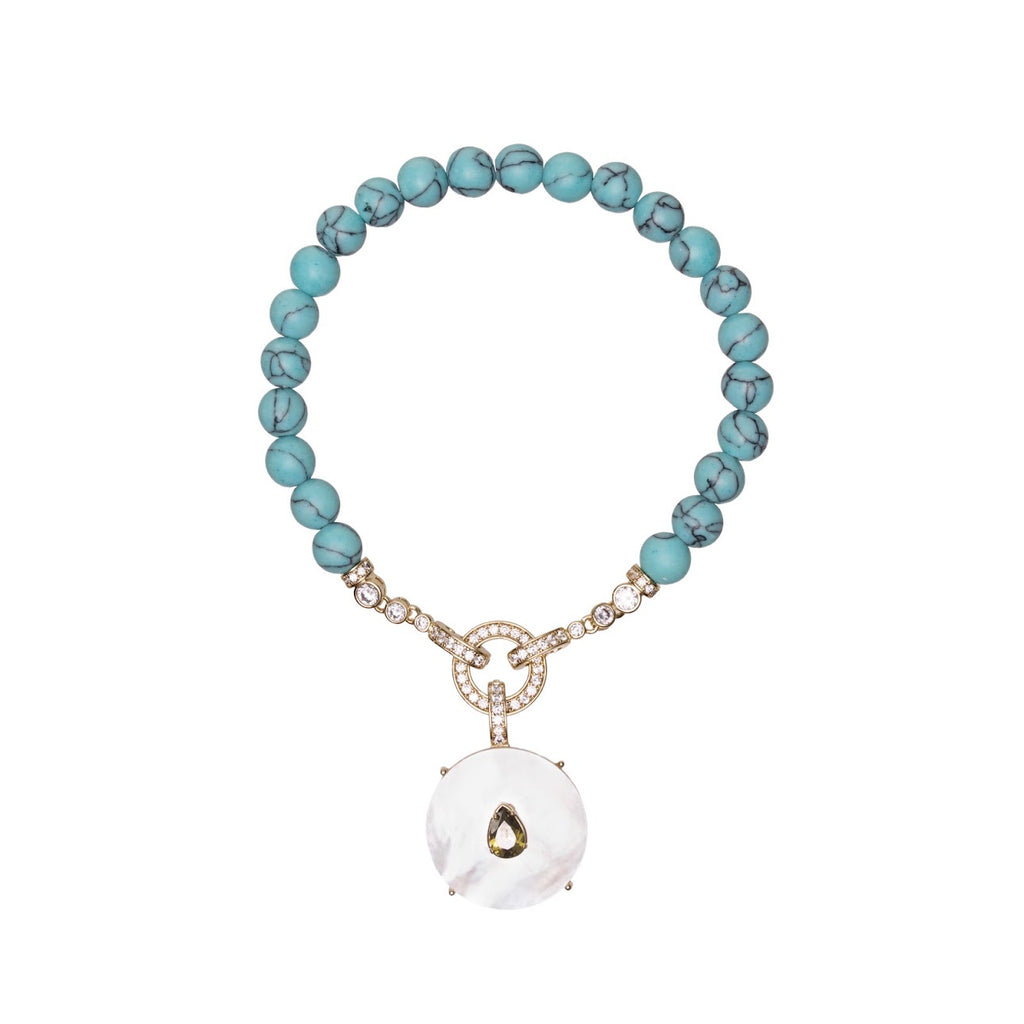 Pulseira oásis turquesa