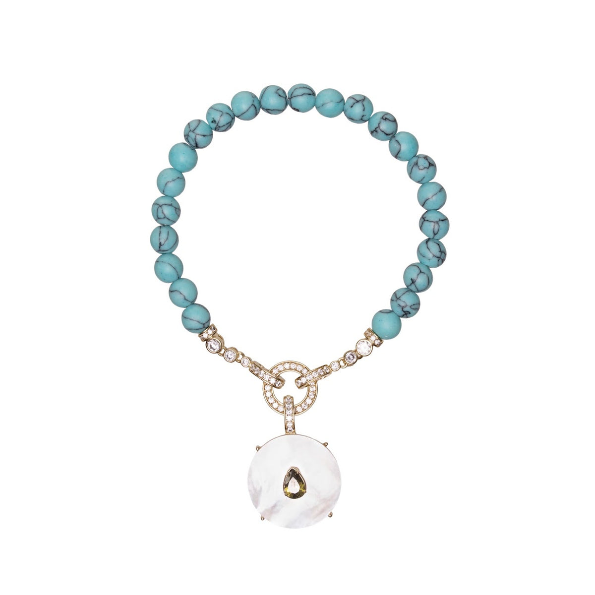 Pulseira oásis turquesa