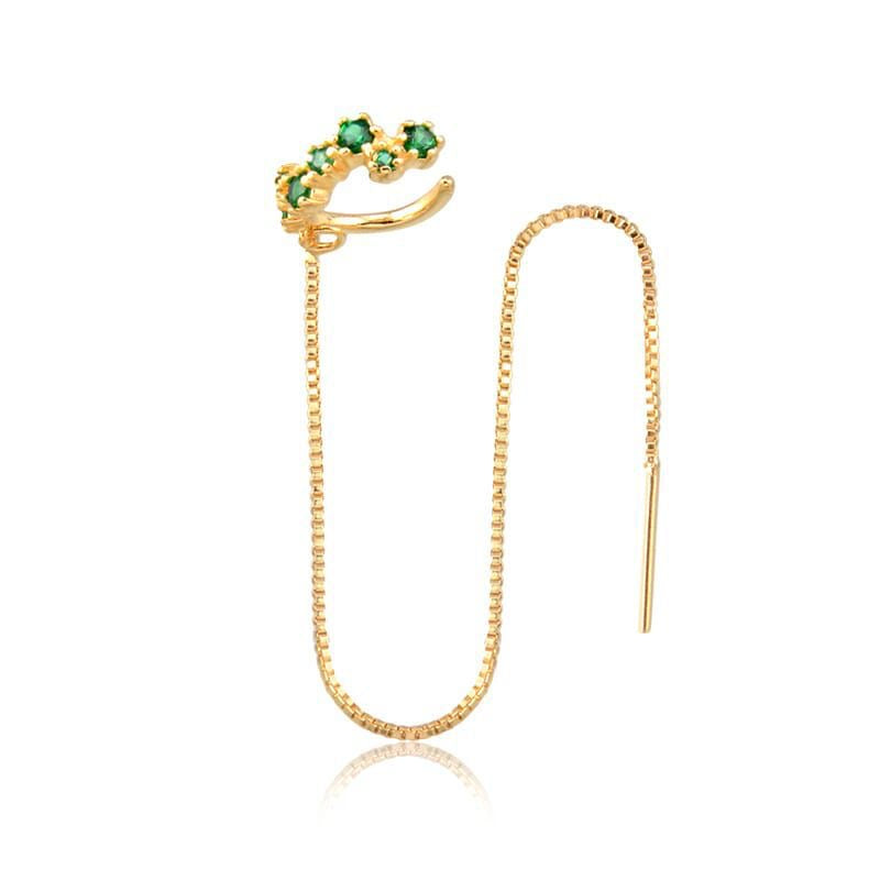 Piercing fake fio esmeralda