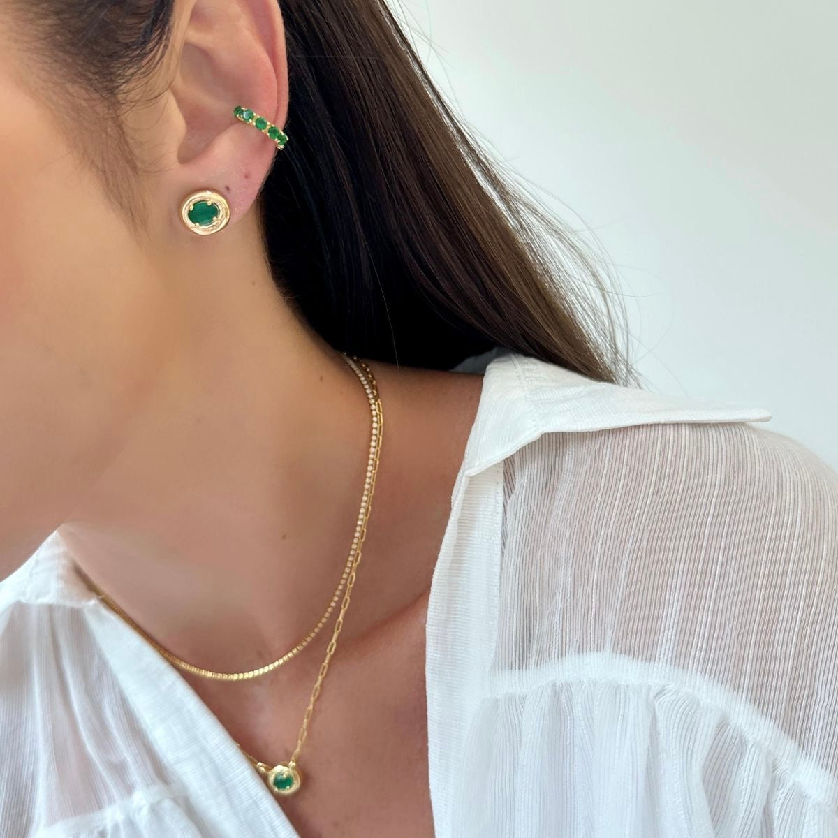 Piercing fake esmeralda