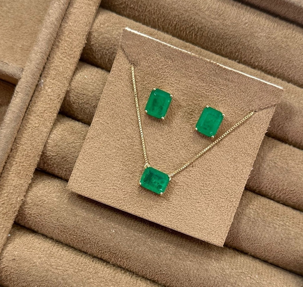Colar esmeralda fusion