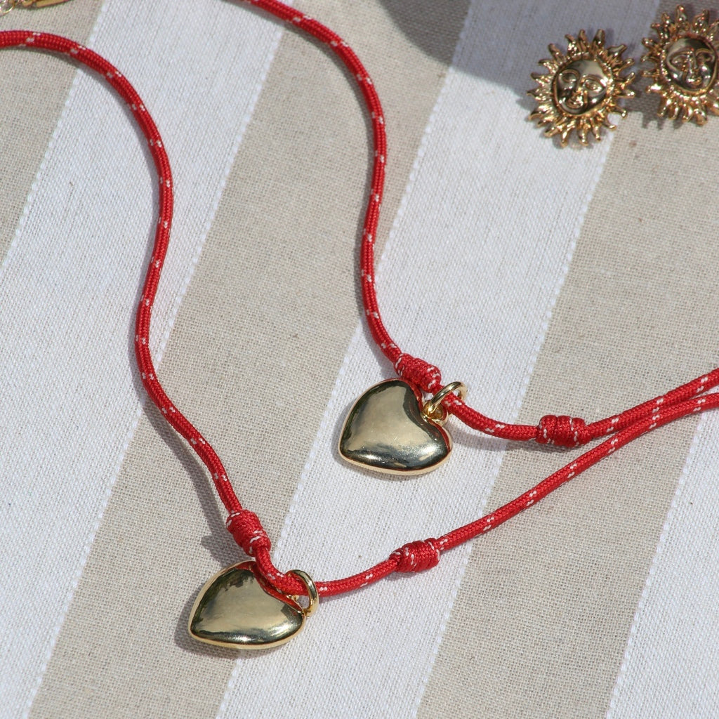Colar coração red