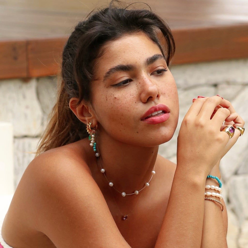 Argola mix pingentes