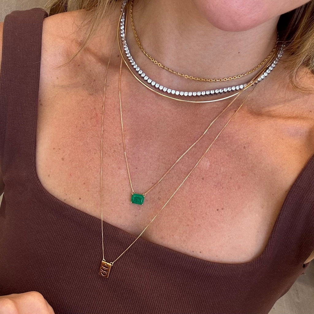 Colar esmeralda fusion