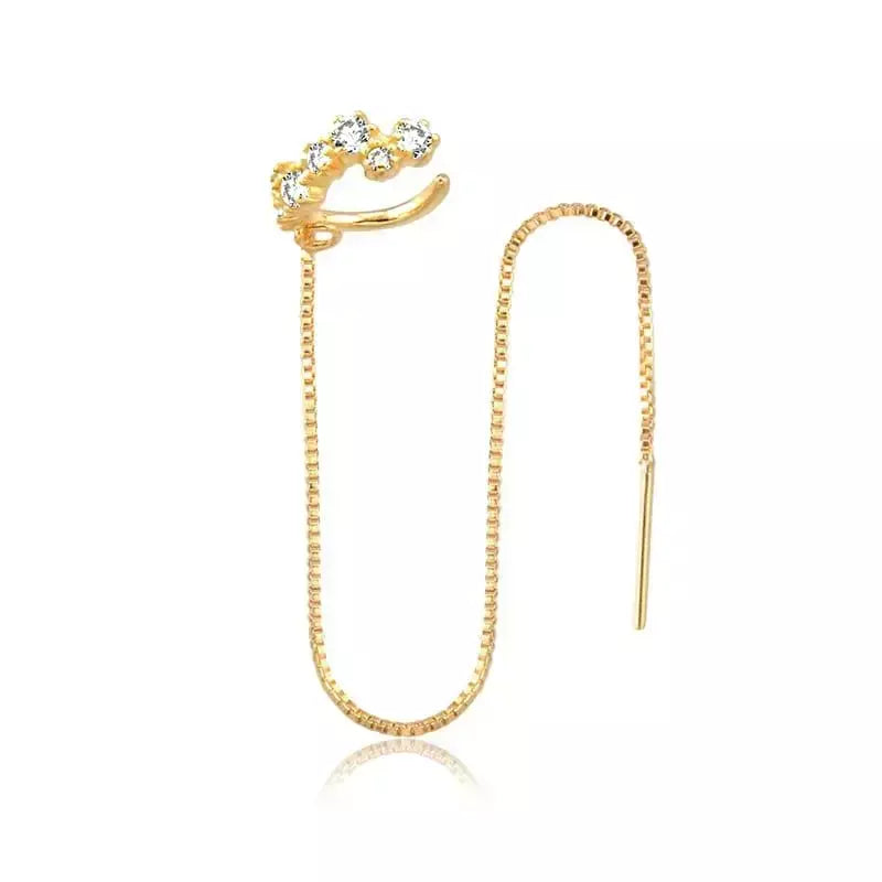 Piercing fake fio cristal