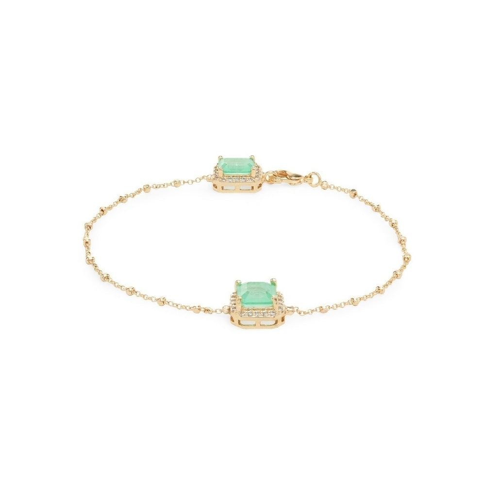 Pulseira esmeralda colombiana