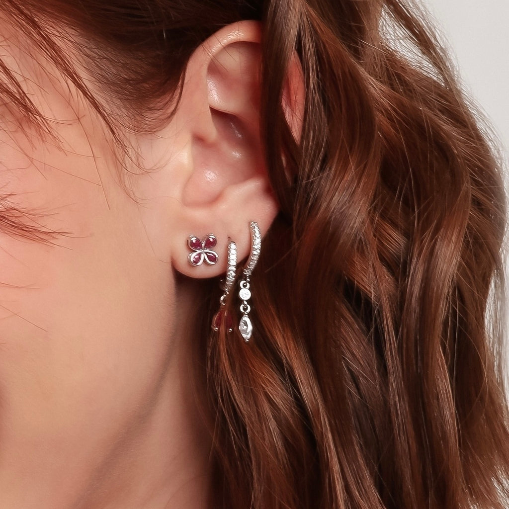 Brinco argolinha navete