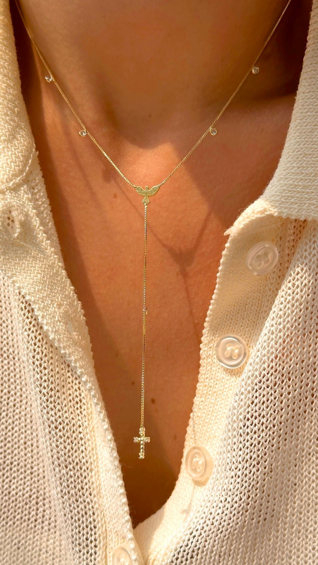 Colar gravatinha Divino