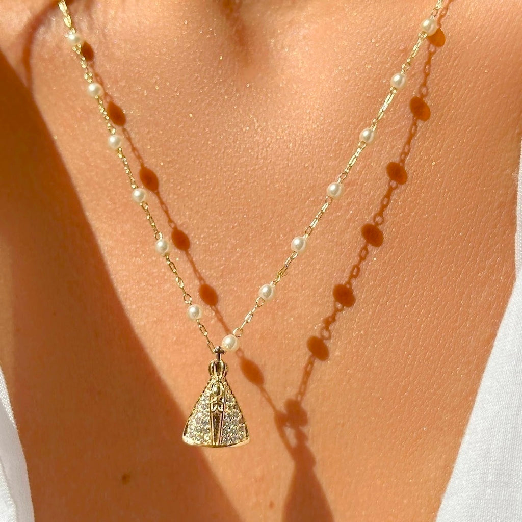 Colar Escapulário Nossa Senhora